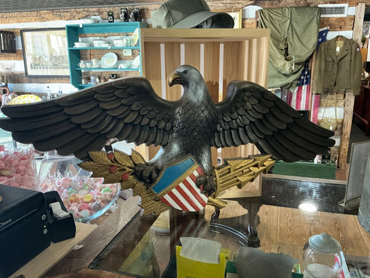 Vintage Rare Eagle Wall Hanging Styrofoam