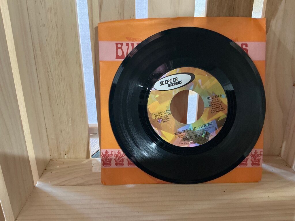 Dionne Warwick 45 RPM Vinyl Record
