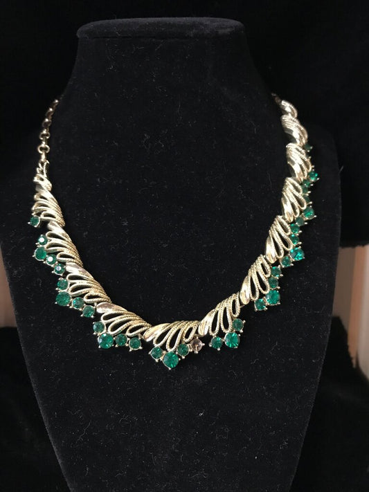 Emerald Green Stone Necklace