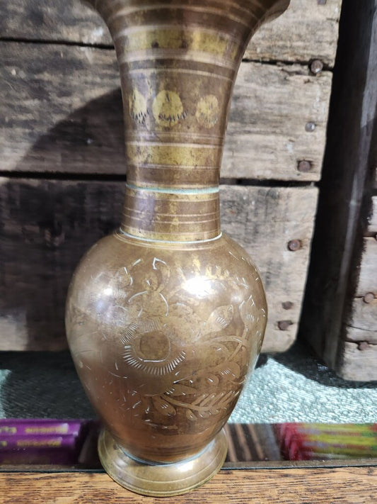 Vintage Decorative Brass Vase