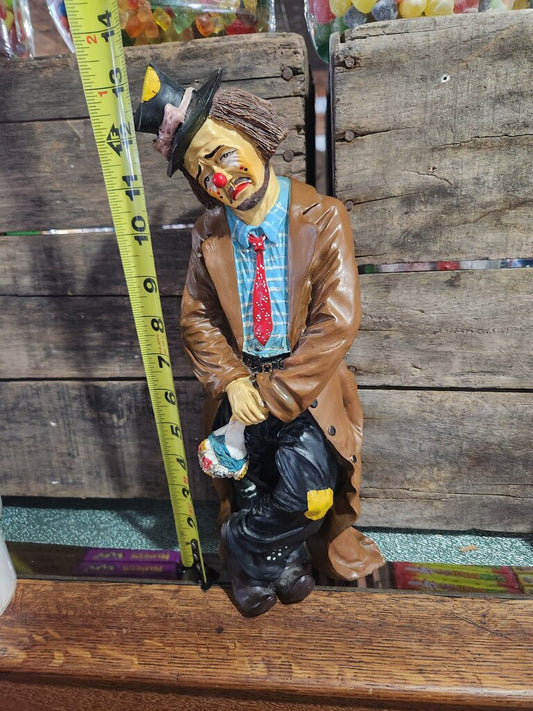 Sad Clown Figurine