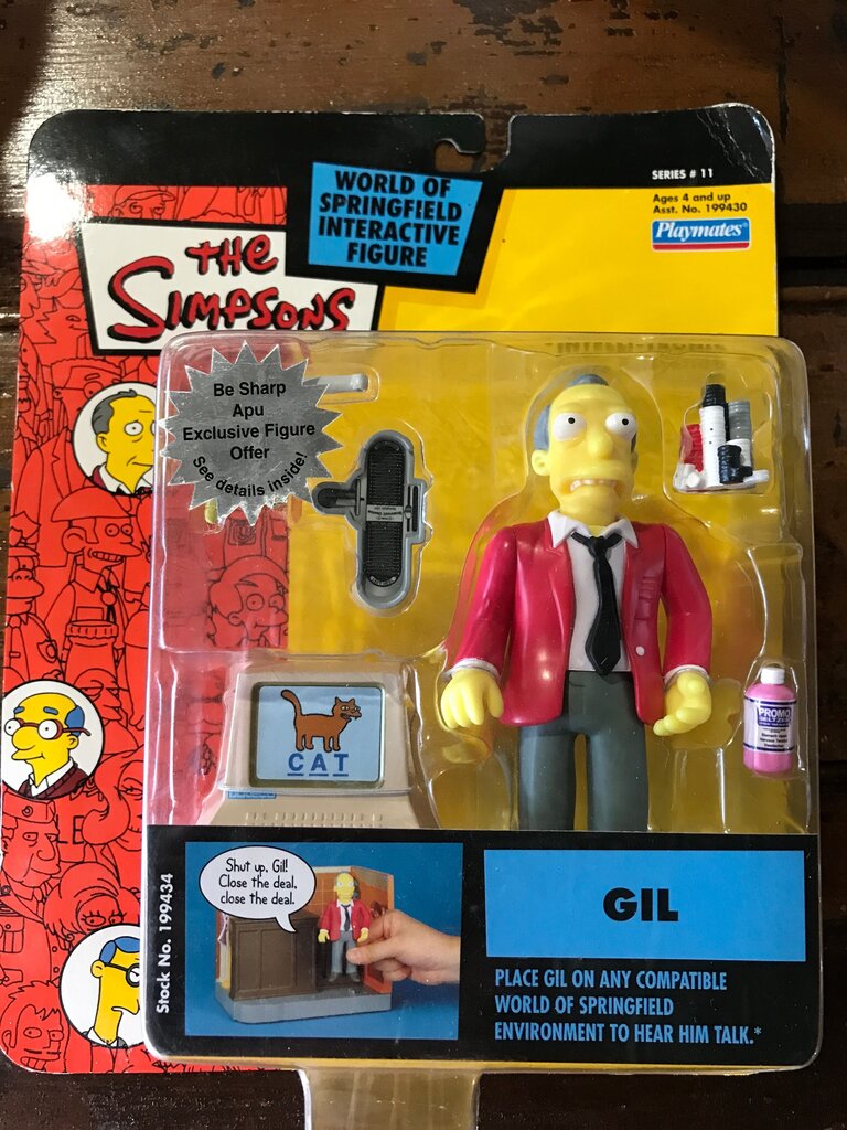 The Simpsons Gil Interactive Figure