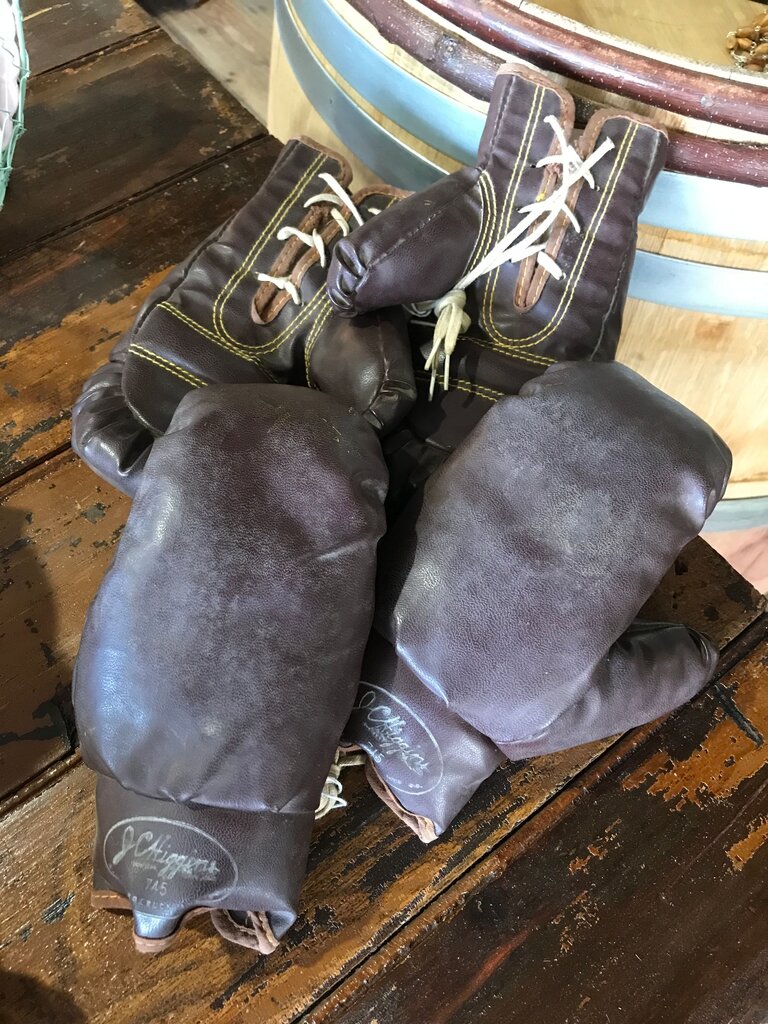 Vintage Leather Youth Boxing Gloves