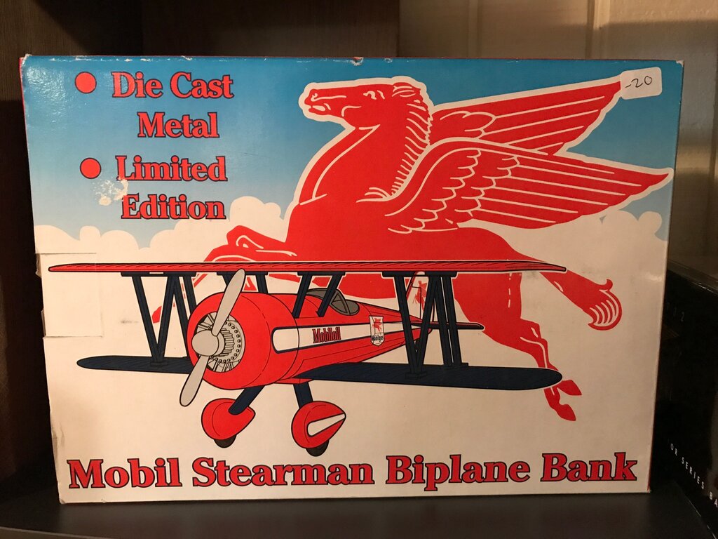 Mobil Stearman Biplane Bank
