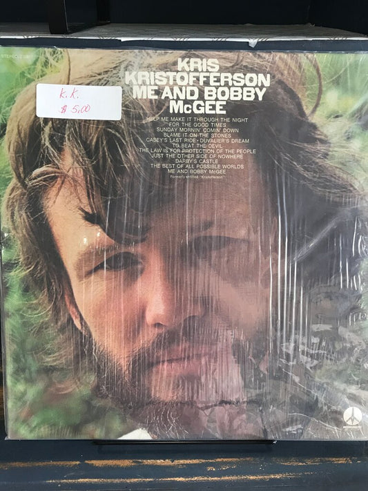 Kris Kristofferson Me and Bobby McGee Vinyl Record