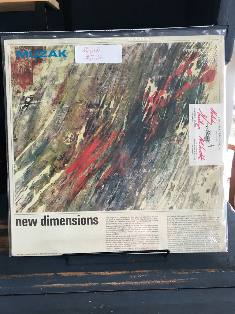 Muzak New Dimensions Vinyl Record