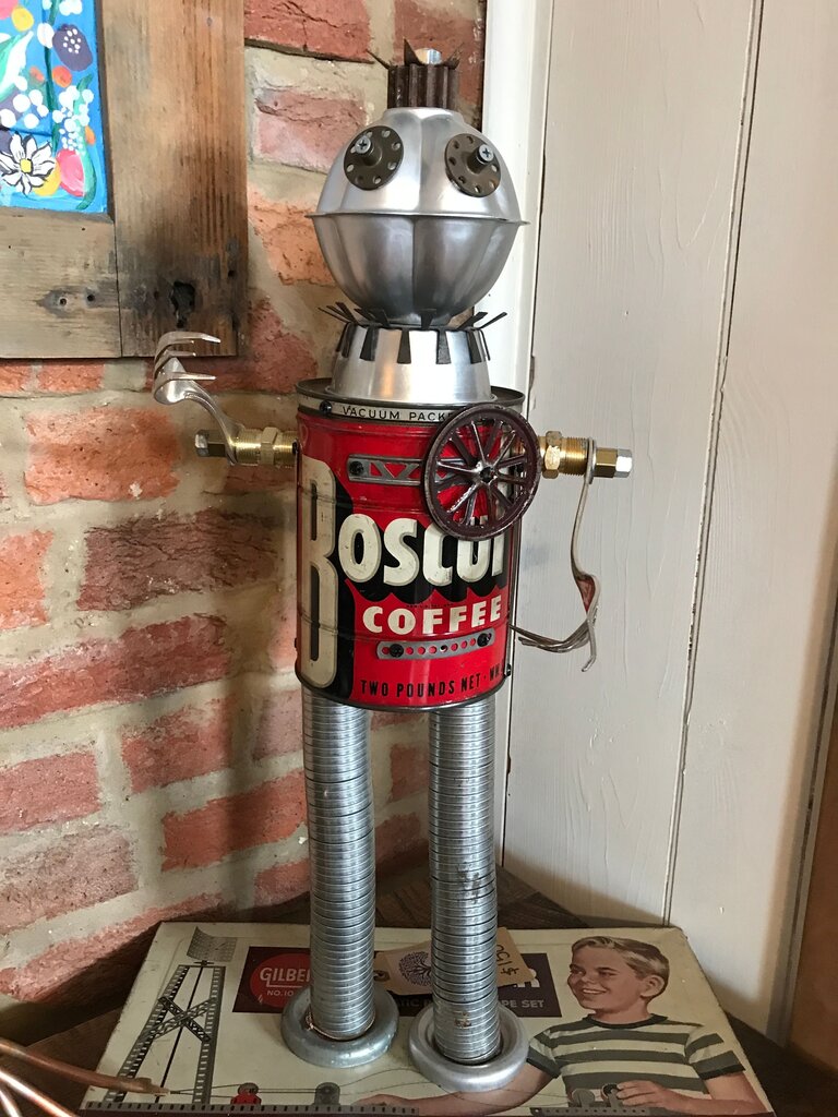 Vintage Boscut Coffee Robot Figurine