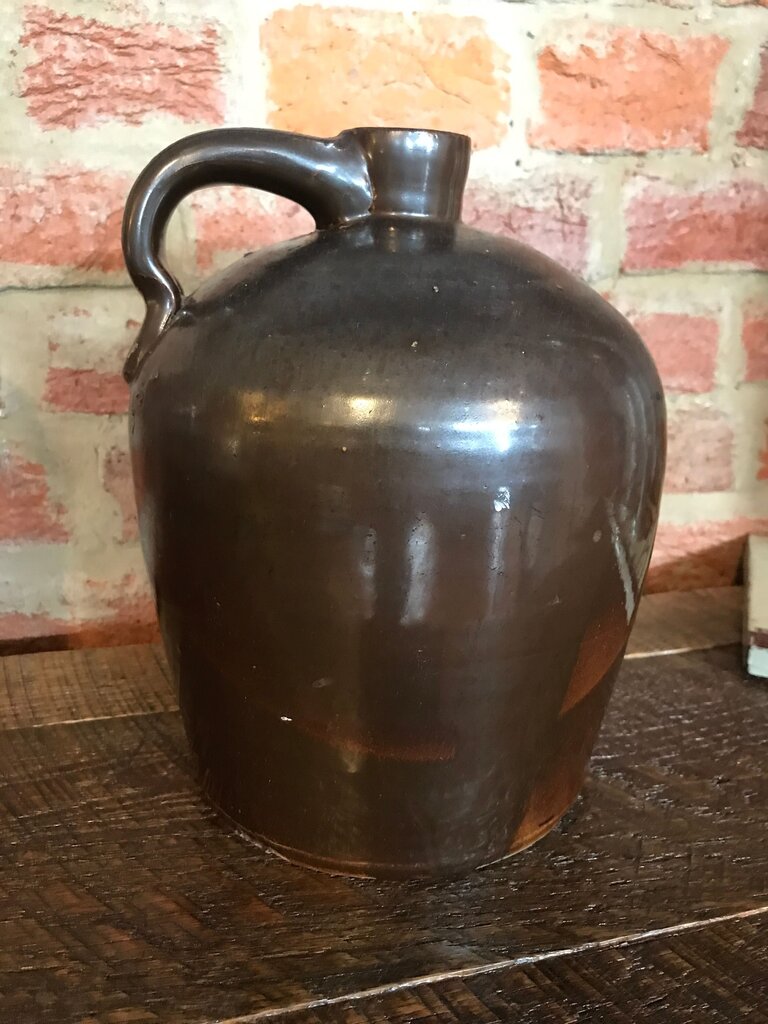 Vintage Brown Ceramic Jug