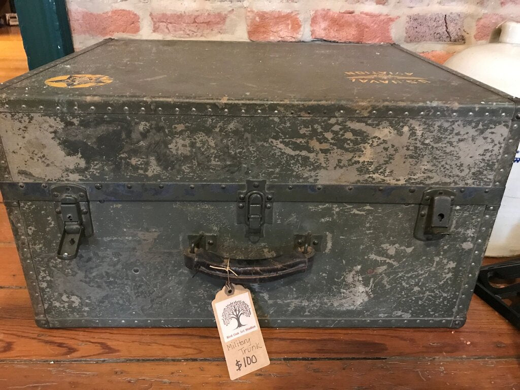 Vintage Military Trunk