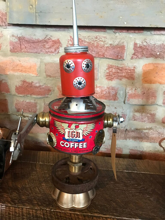Vintage ICA De Luxe Coffee Robot Decor
