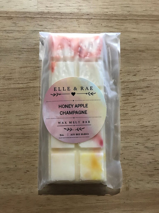 Elle & Rae Honey Apple Champagne Wax Melt Bar