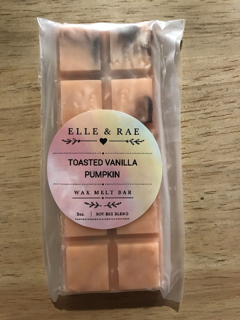 Elle & Rae Toasted Vanilla Pumpkin Wax Melt Bar
