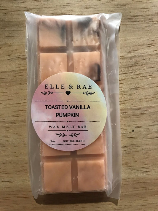 Elle & Rae Toasted Vanilla Pumpkin Wax Melt Bar