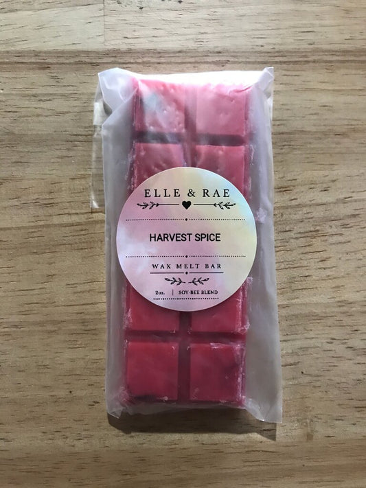 Elle & Rae Harvest Spice Wax Melt Bar
